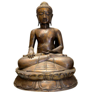 Bouddha monumental javanais Shakyamuni – Bhumisparsha Mudra – 58 cm – 7,5 kg