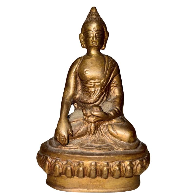 Antique Ladakh Buddha of bronze from circa 1940