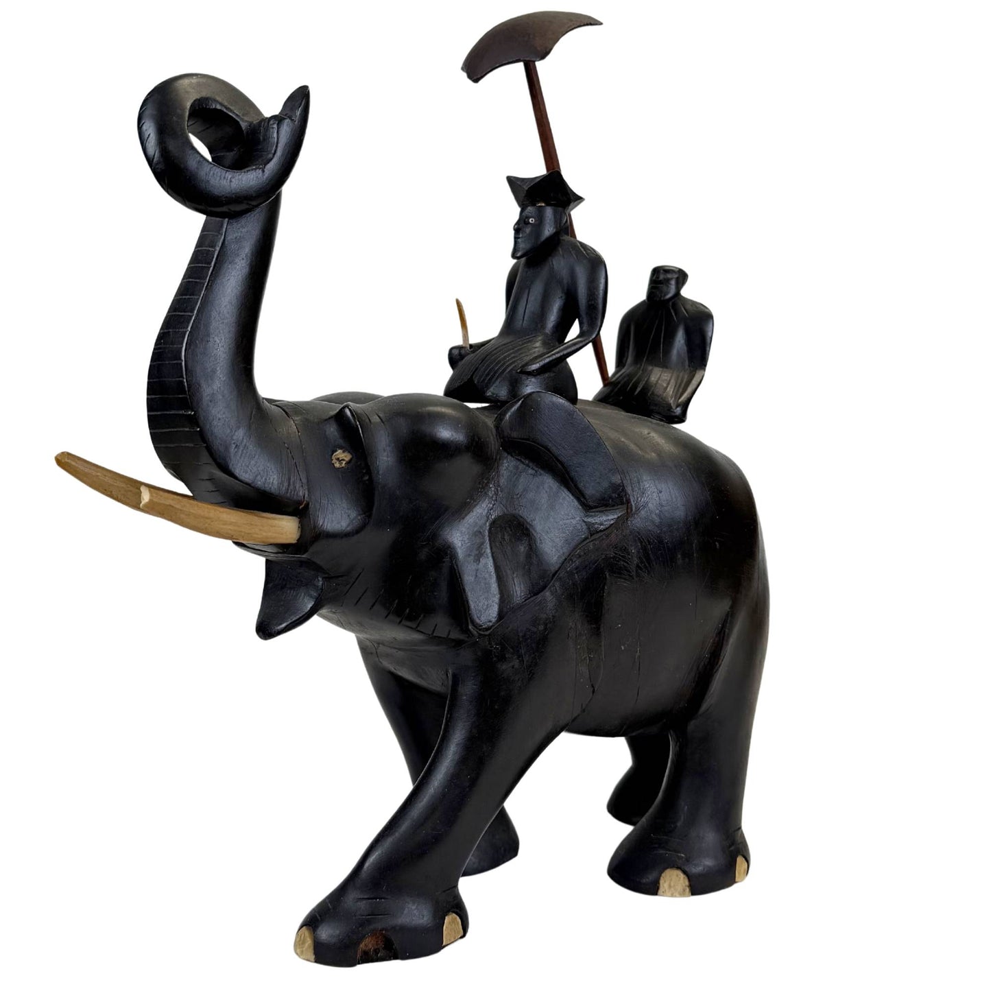 antique sculpture elephant eye ox detail