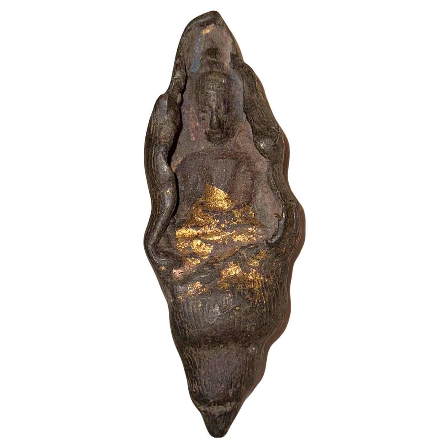 Antique Thai Sangkachai Buddha in conch shell, 18th century