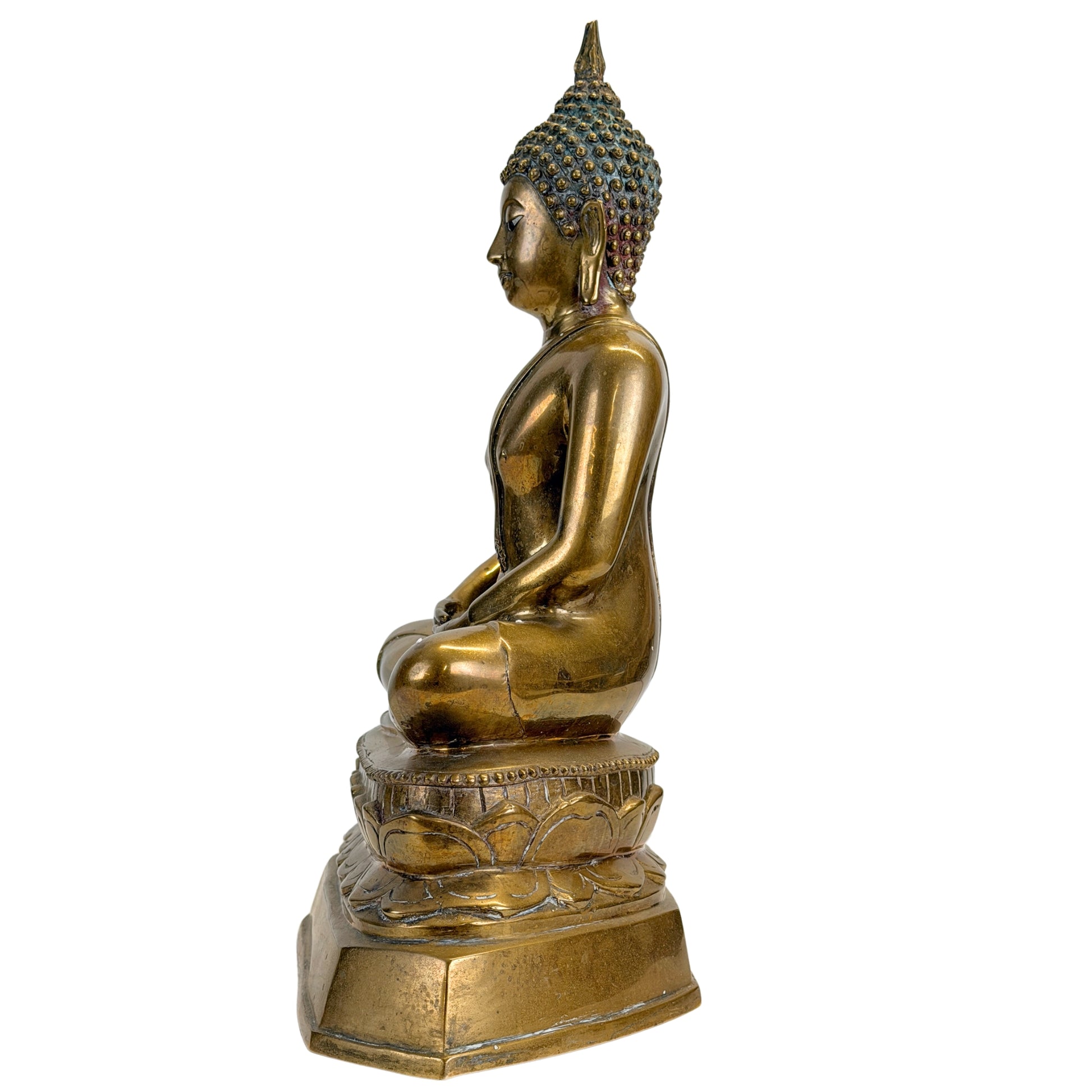 Linkerzijaanzicht van de Thaise Boeddha