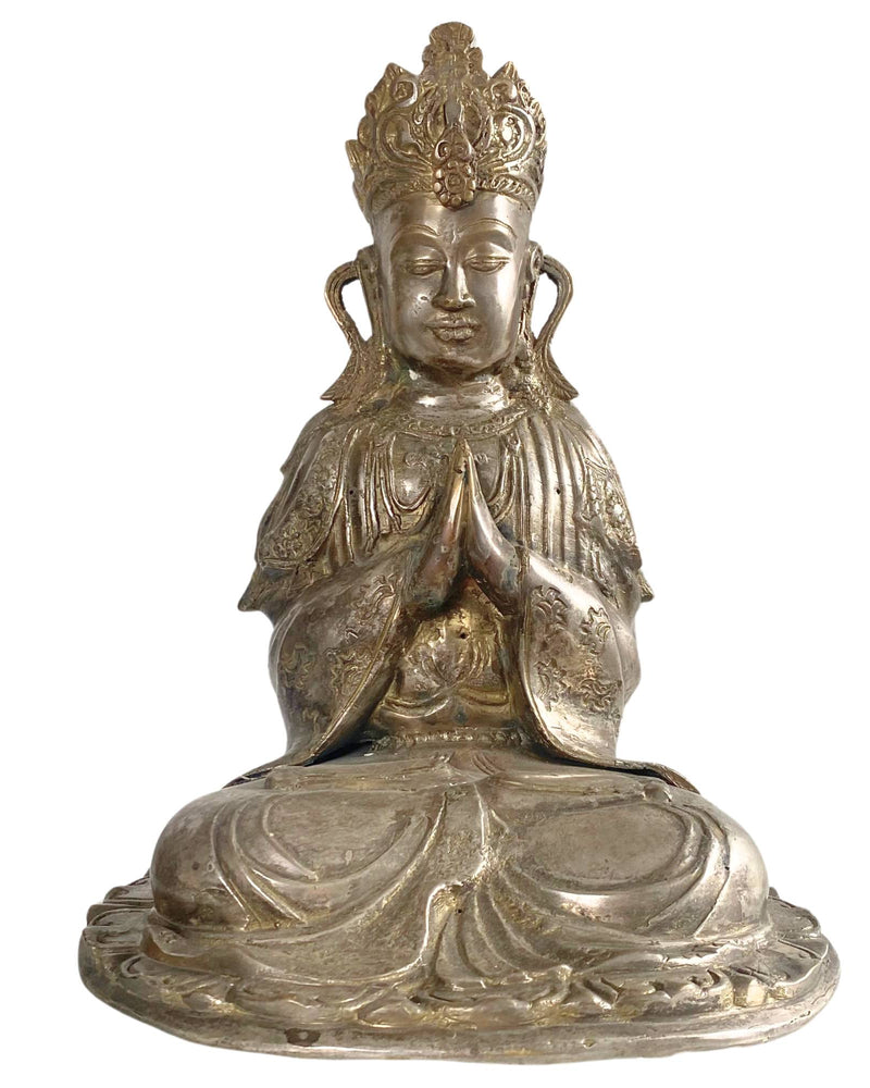 Antique Kwan Yin Ladakh – Namaskara Mudra du XVIIIe siècle