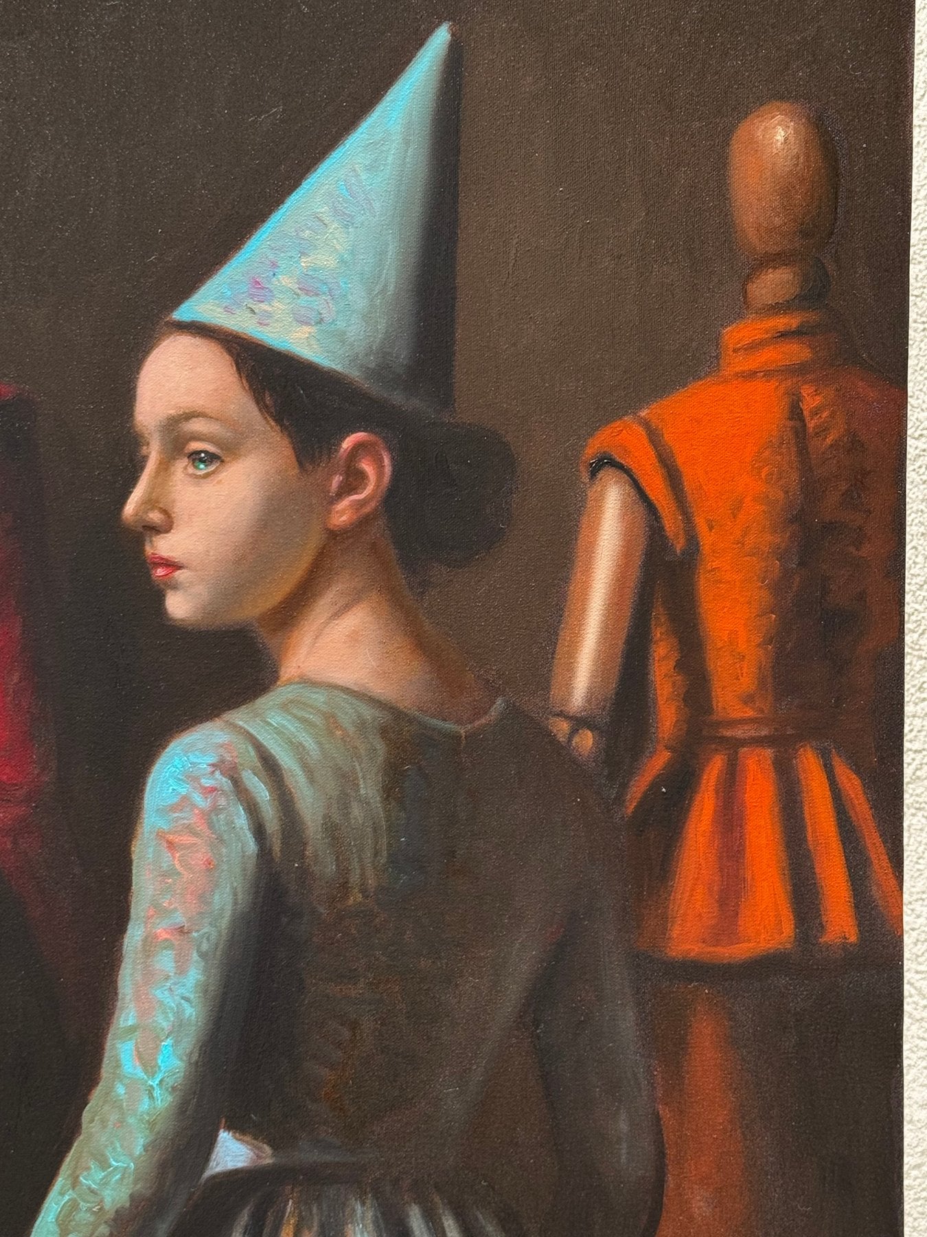 Origineel schilderij Senza Titolo door de Italiaanse meester Antonio Sciacca.