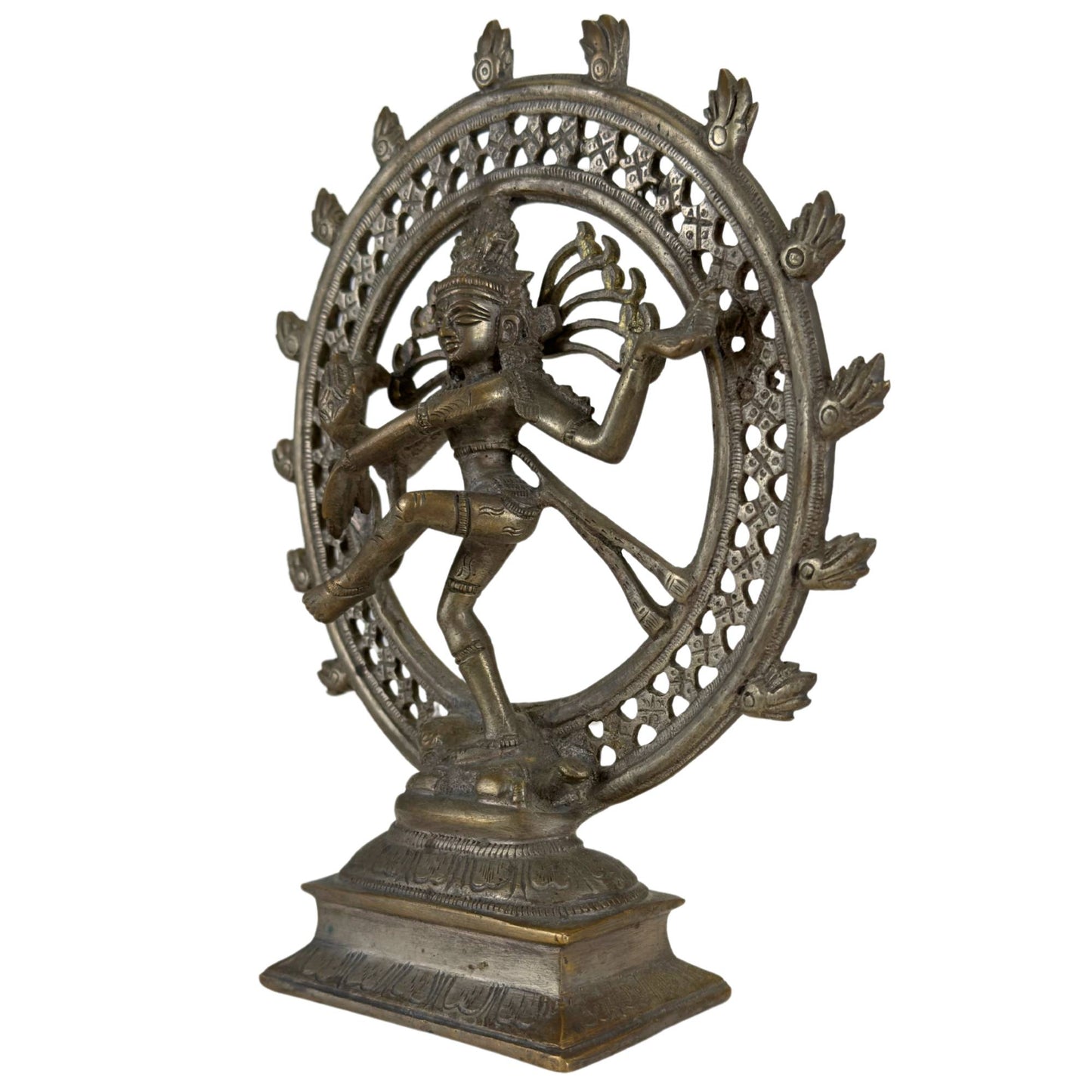 Authentic Shiva Nataraja statue from India with a traditional appearance