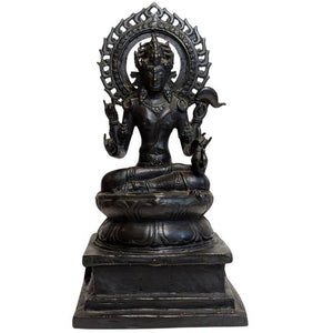 Avalokiteshvara assis en position du lotus – Bronze tibétain