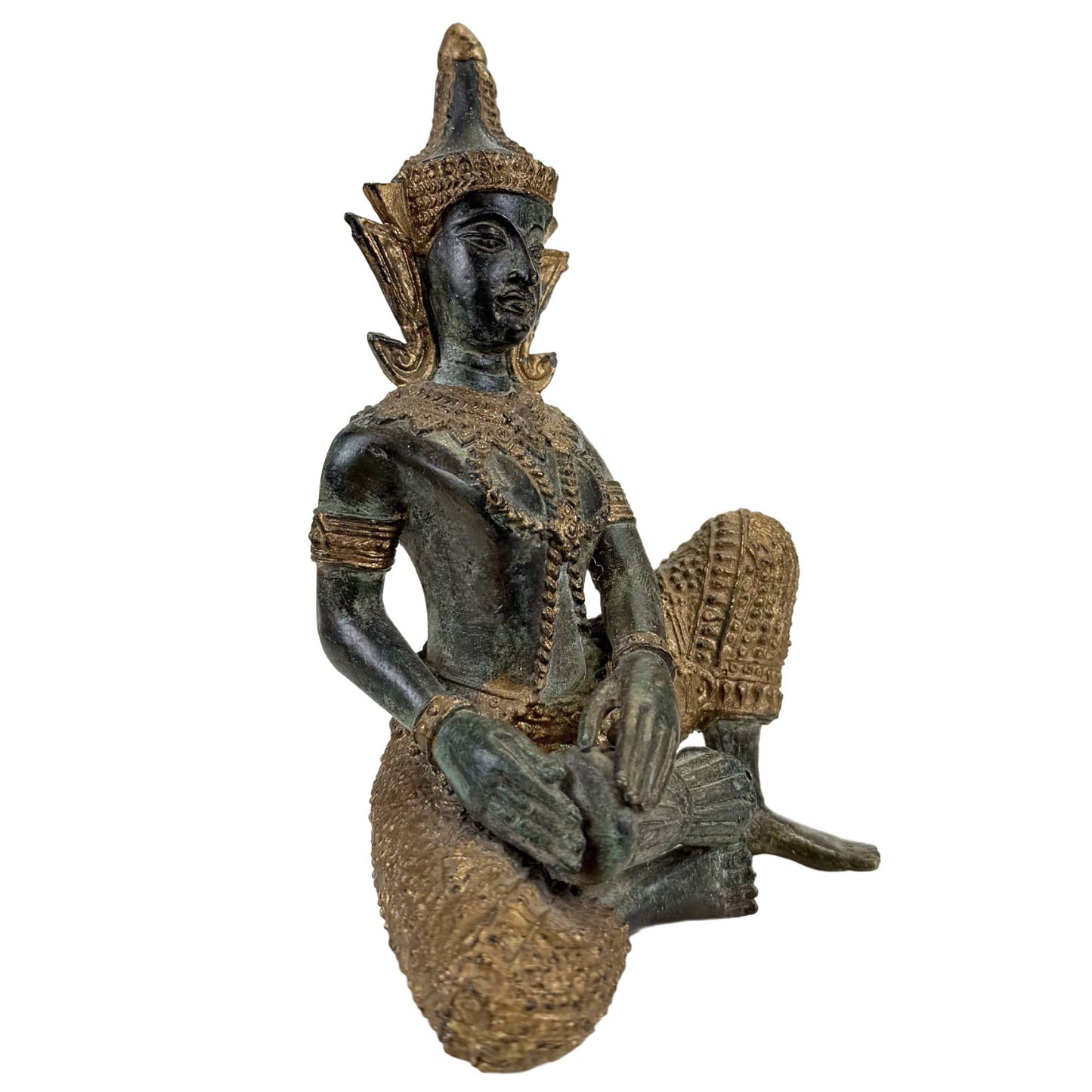Asian art collection ensemble of 4 figures bronze