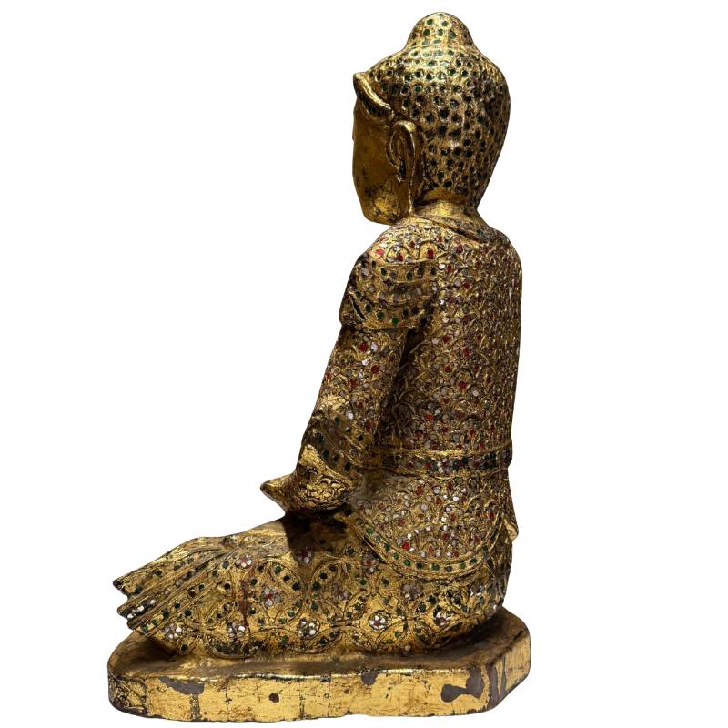 Burmese Buddha for meditation place, altar, yoga room or meaningful interior