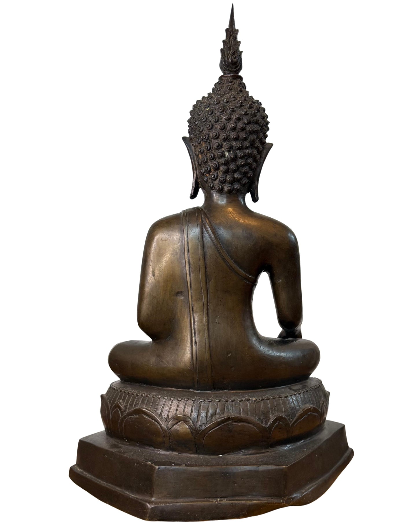 Bronze Buddha statue Rattanakosin style Thailand large format
