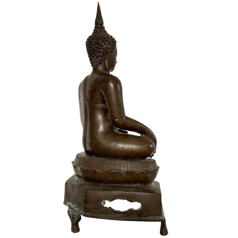 Bronze Buddha statue, Thailand, meditation pose