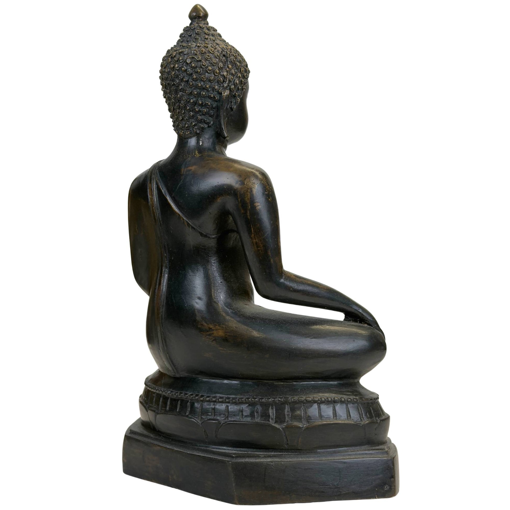 Bronze Buddha statue for peace and balance in the interior