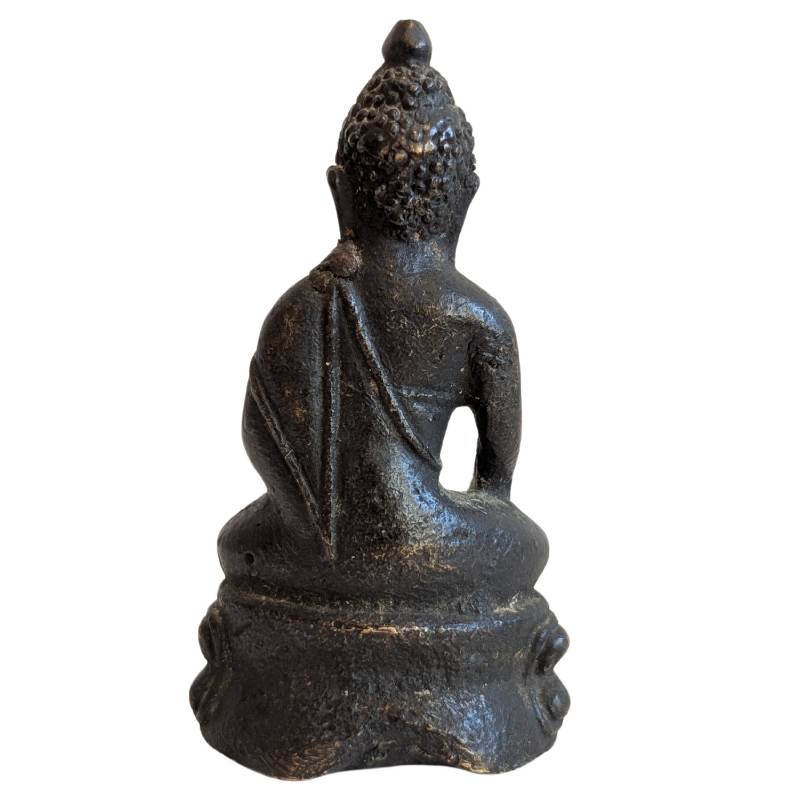 Buddhist figure with kalasha in bronze