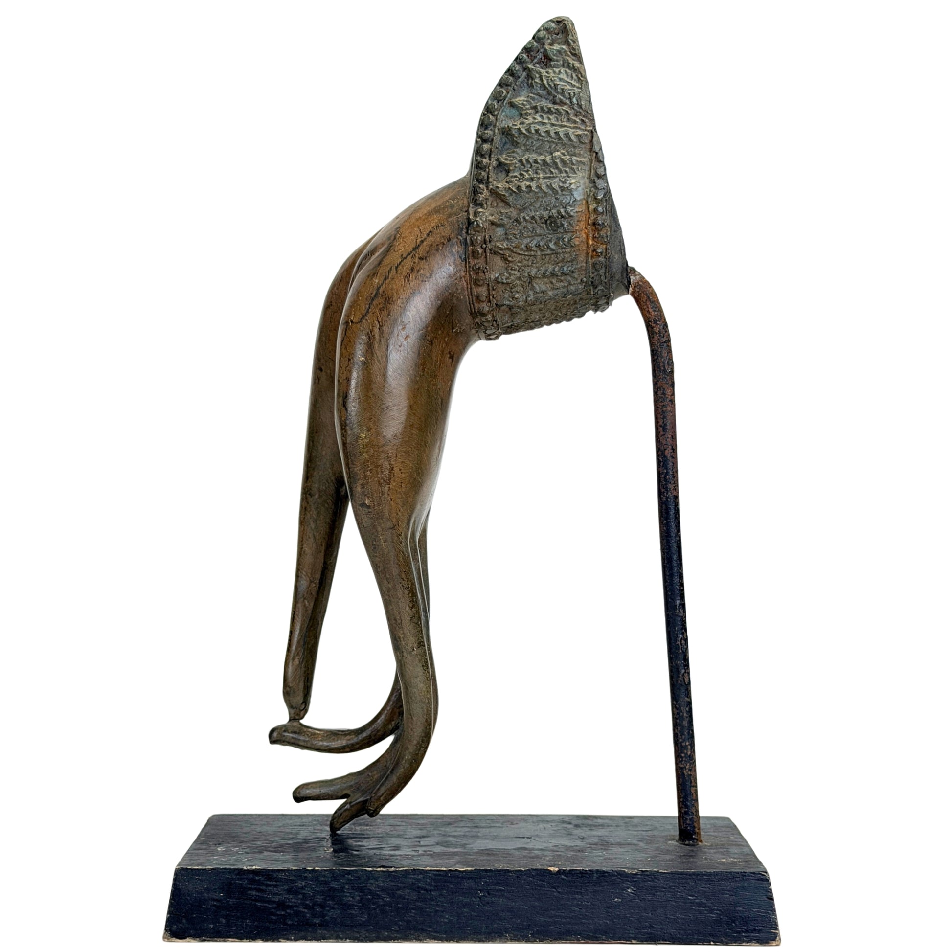 Antique Buddha hand with elegant long fingers from Thailand