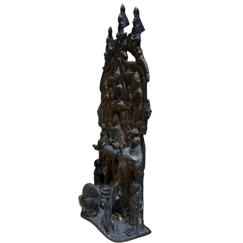 Buddha relief for protection, meditation, and a peaceful spiritual atmosphere in the home