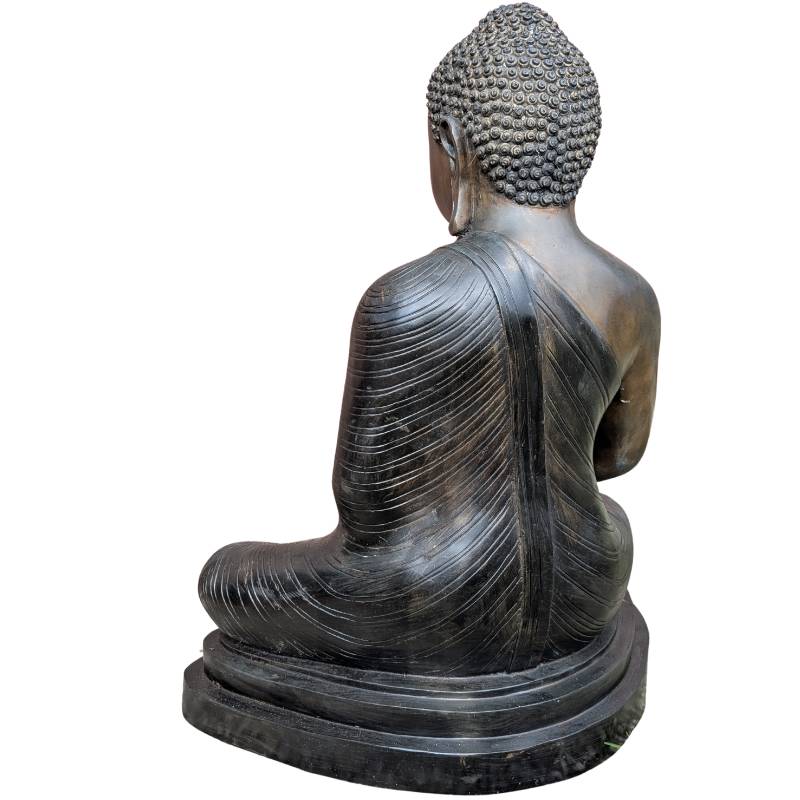 Theravada Buddha from Sri Lanka or South India in bronze
