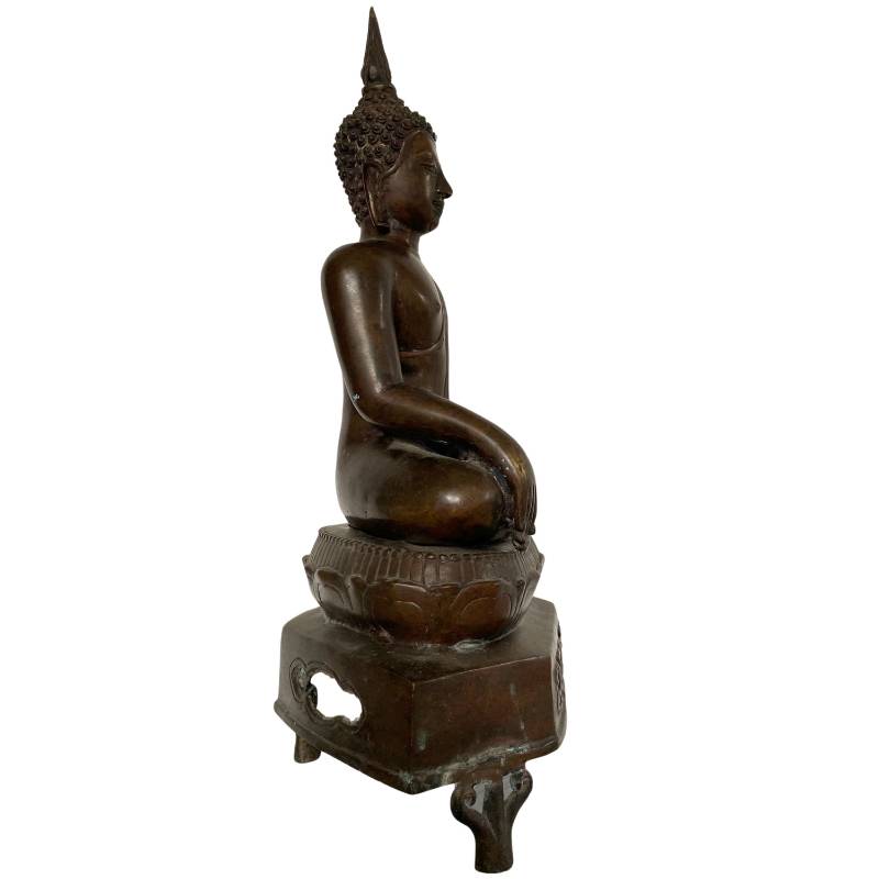 Buddha temple base bronze Thailand classic statue