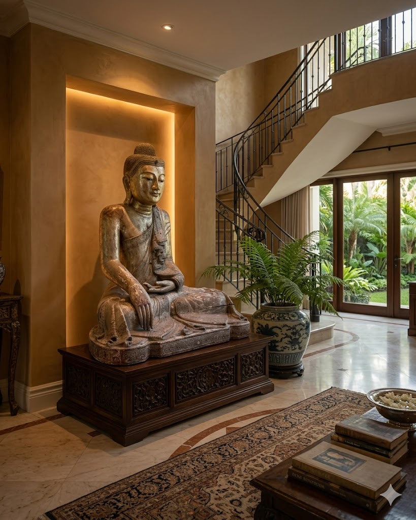 Very large and antique Buddha