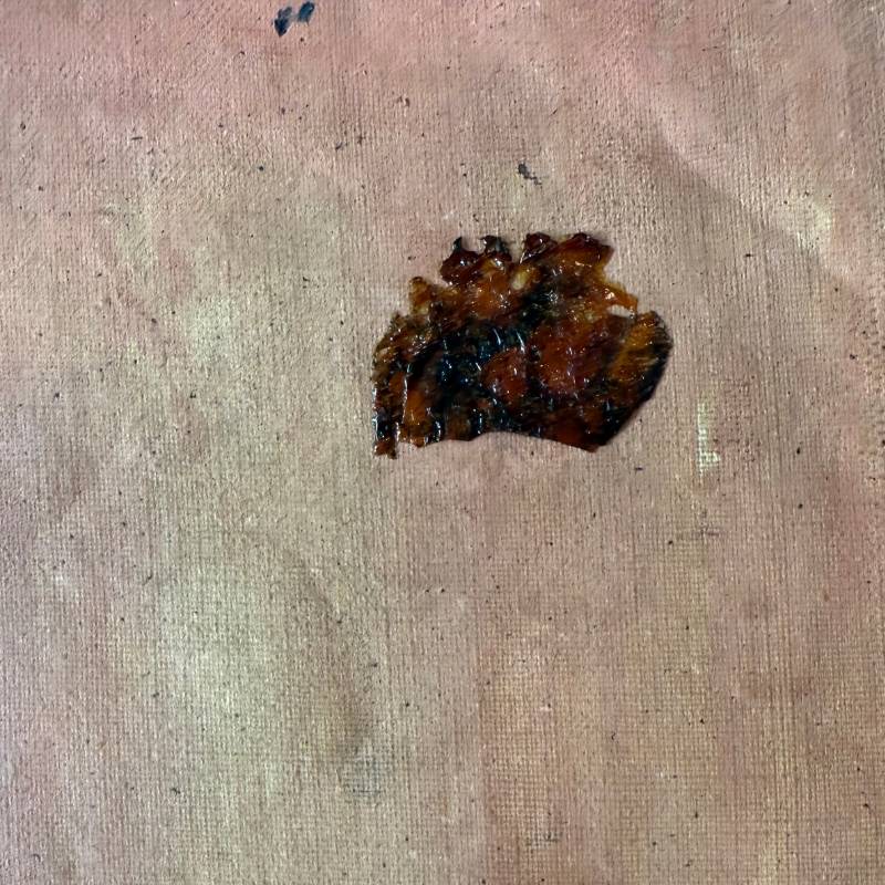 Devotional Buddhist painting on canvas