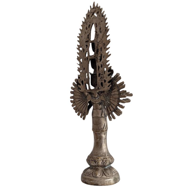 Buddhist Guanyin statue in bronze from China with multiple arms