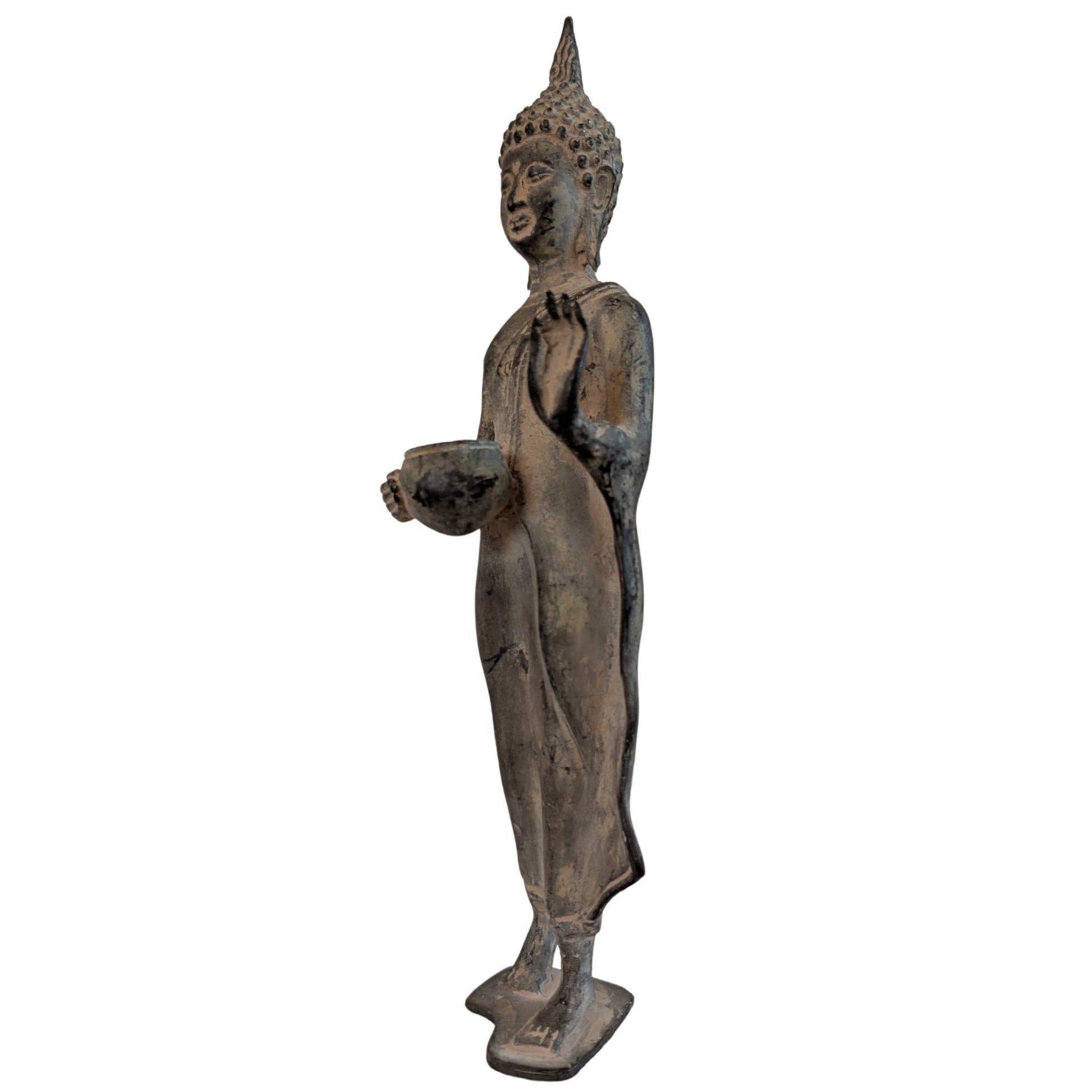 Thai bronze Buddha belonging to Wednesday morning