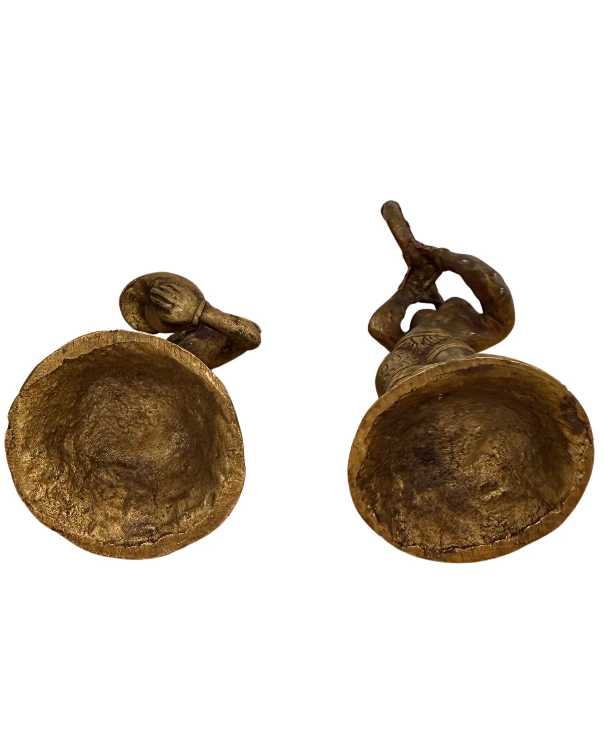 Bronze Hindu figures set for altar decoration spiritual object