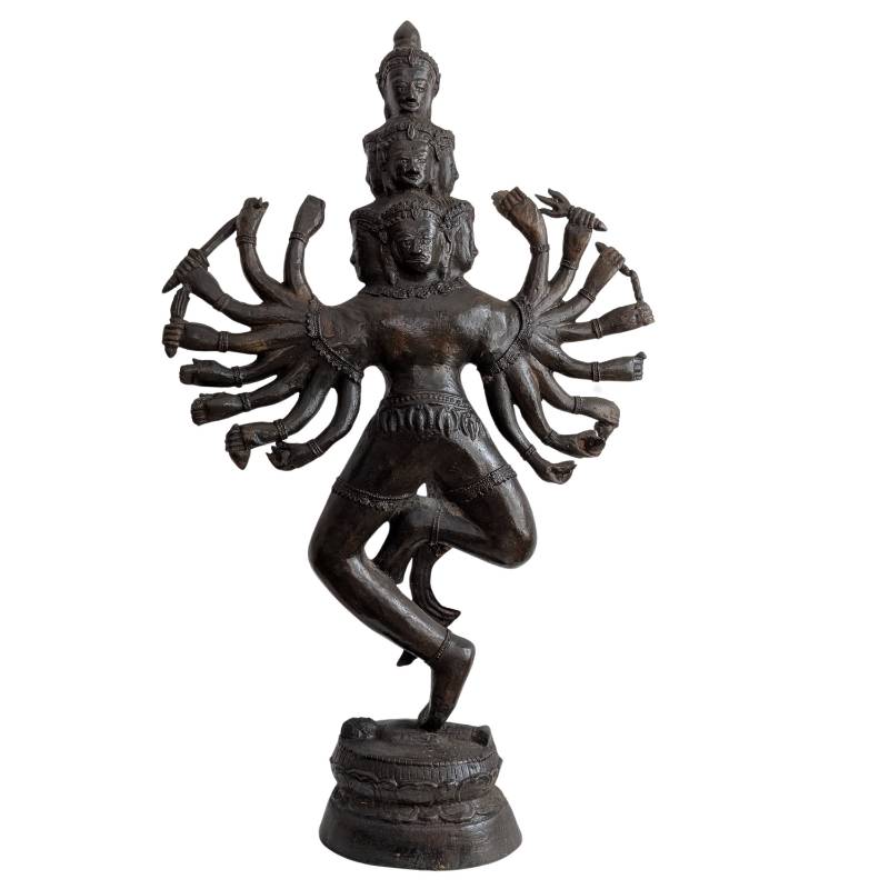 Nataraja Shiva bronze statue from Thailand or Khmer region