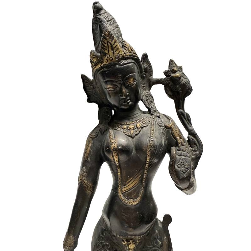 Bronze Tara Himalayan goddess statue sculpture