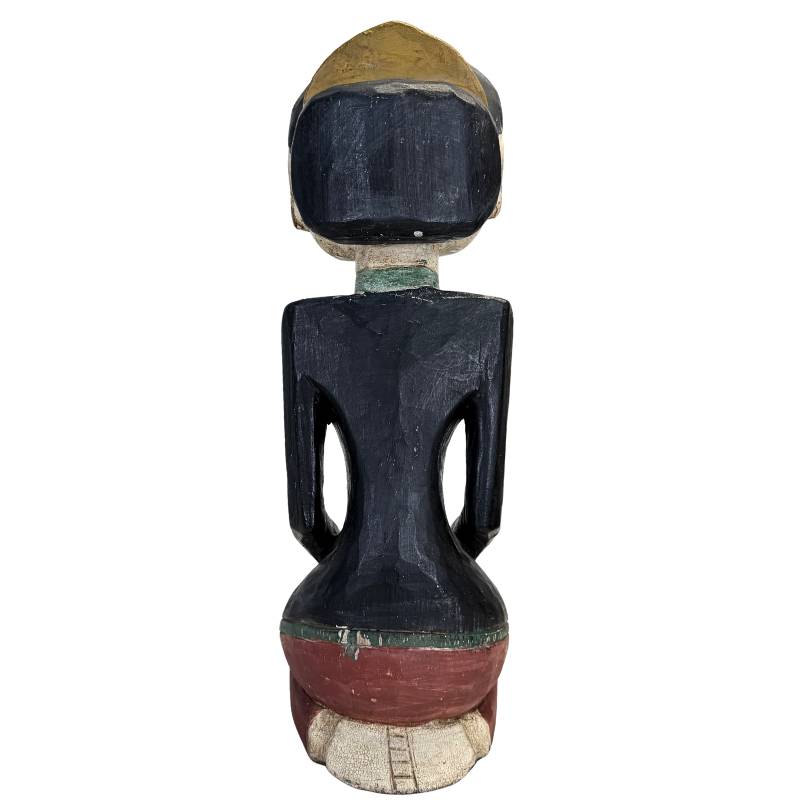 Functional ceremonial object with authentic signs of use.