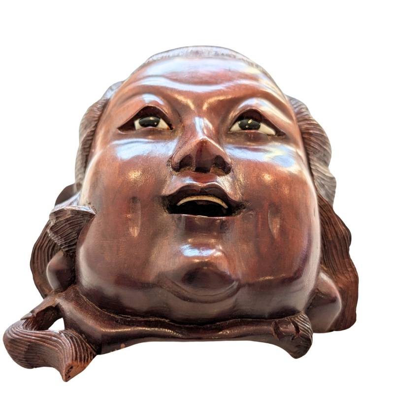Religious wooden Guanyin head from China