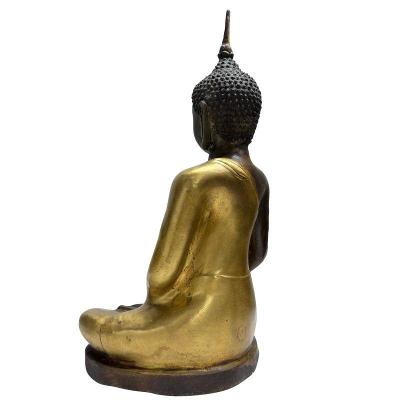 Chinese bronze seated Buddha in Dhyana Mudra, Yongle style