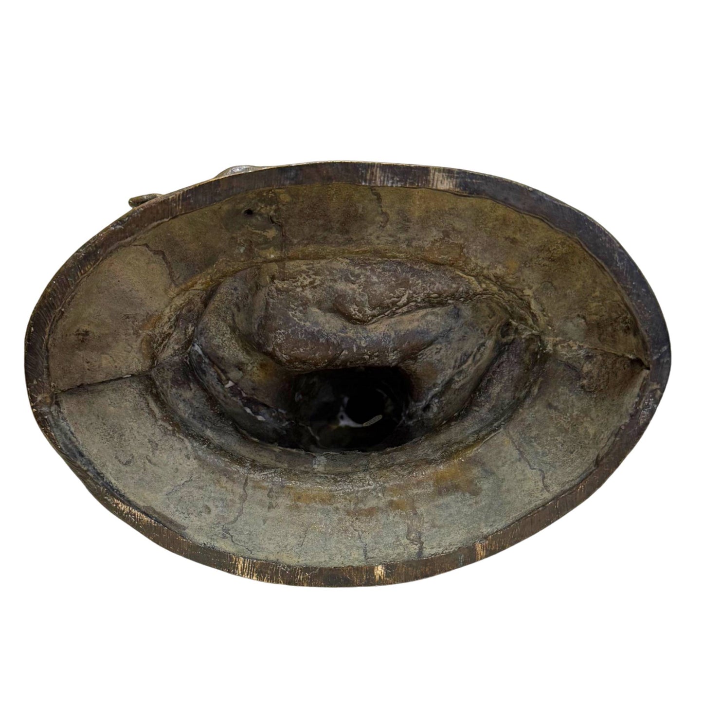 Decorative bronze Ganesha statue with spiritual significance and a warm appearance
