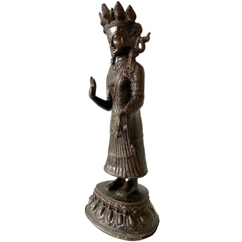 Dipankara Buddha bronze statue