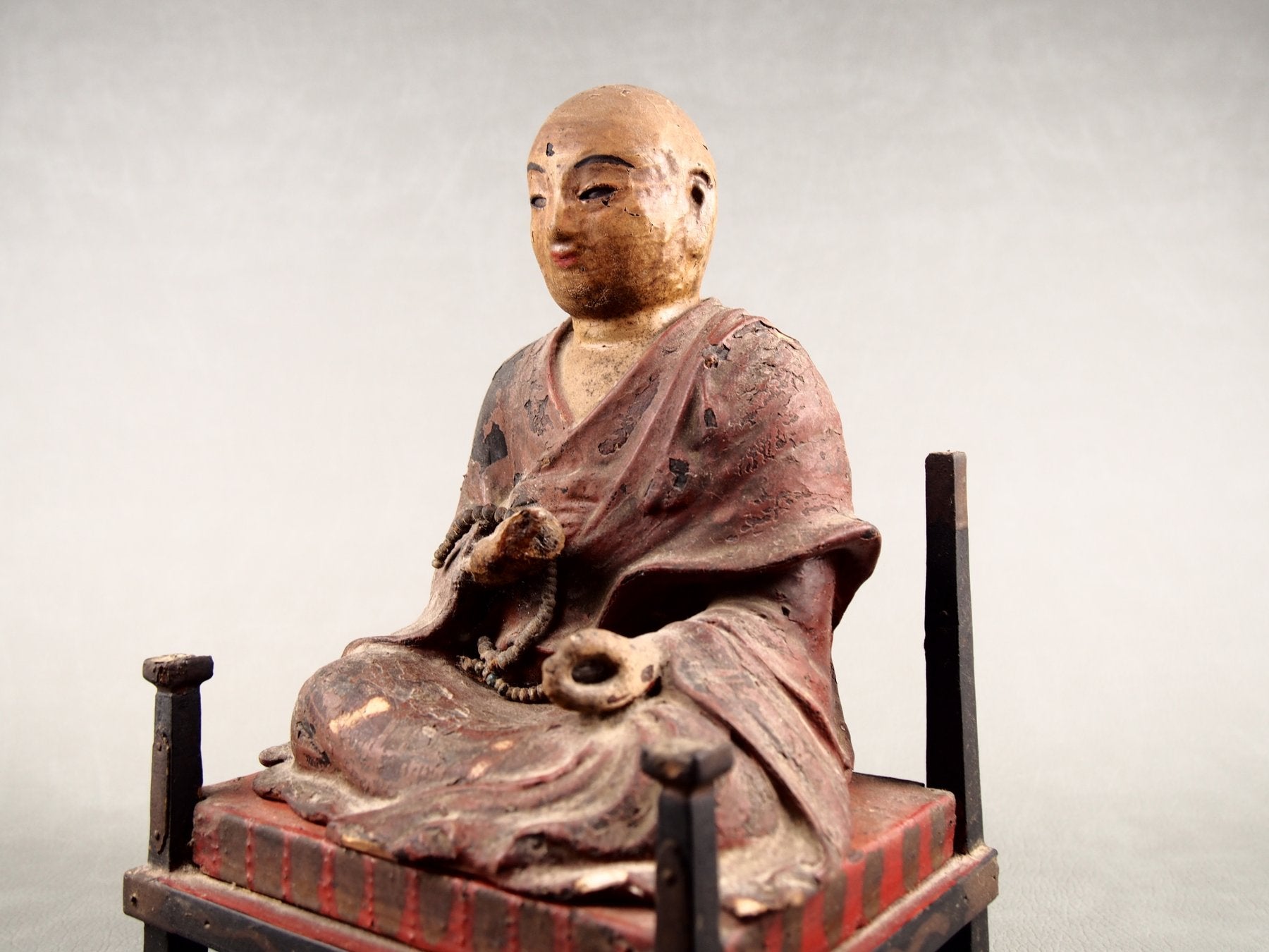 Monk statue from the Japanese Edo period
