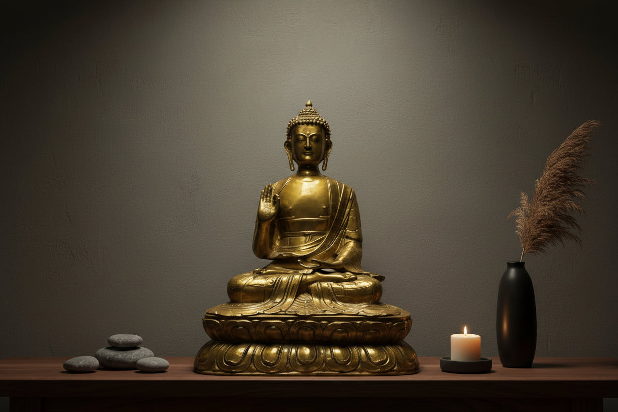 A really old Buddha from Tibet