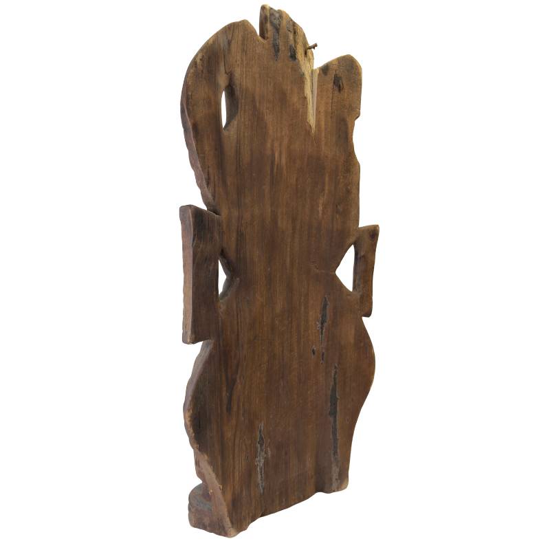 Authentic ethnic woodcarving from Africa with female figure