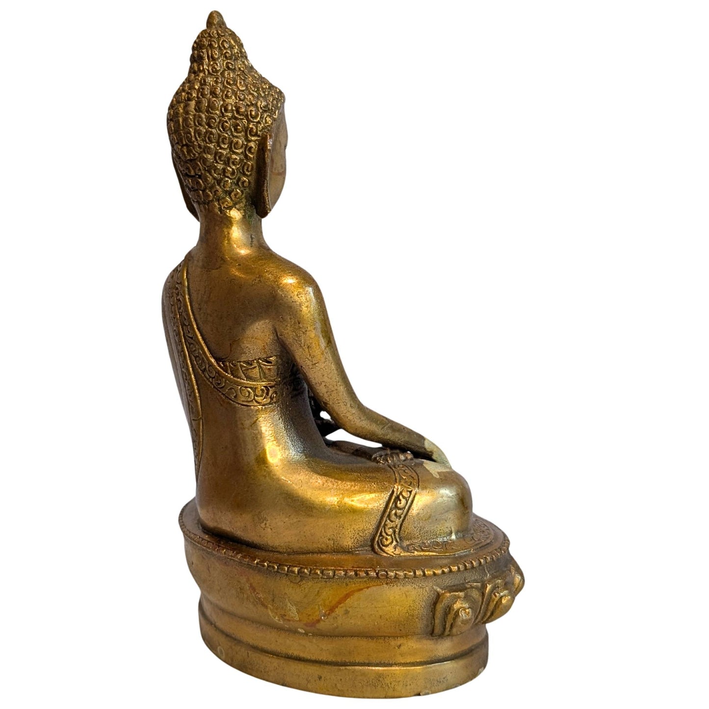 Detailed bronze casting of a Himalayan Medicine Buddha