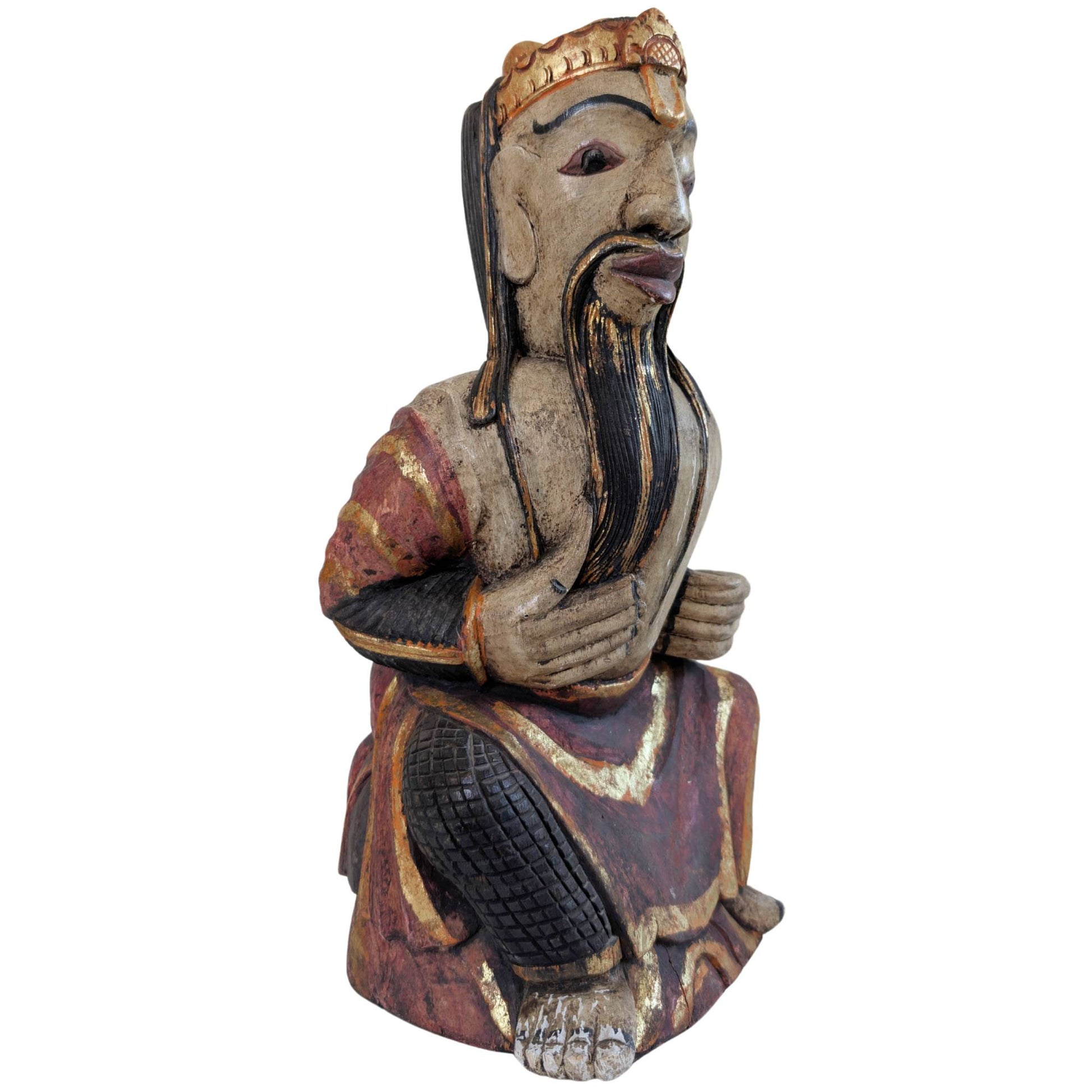 Ancient divine official as a symbol for the star god Lu, bringer of success.