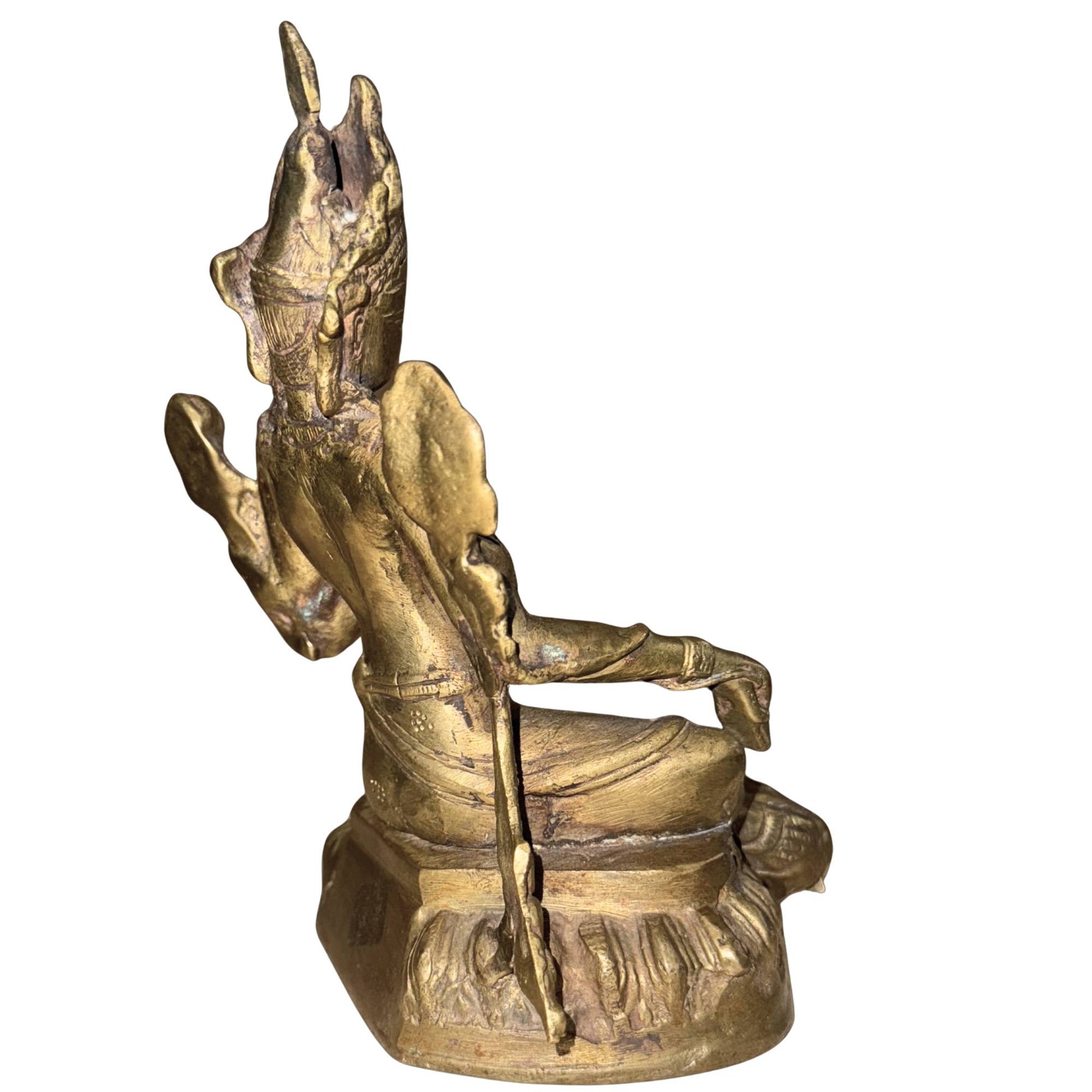 Green Tara Himalaya style solid metal