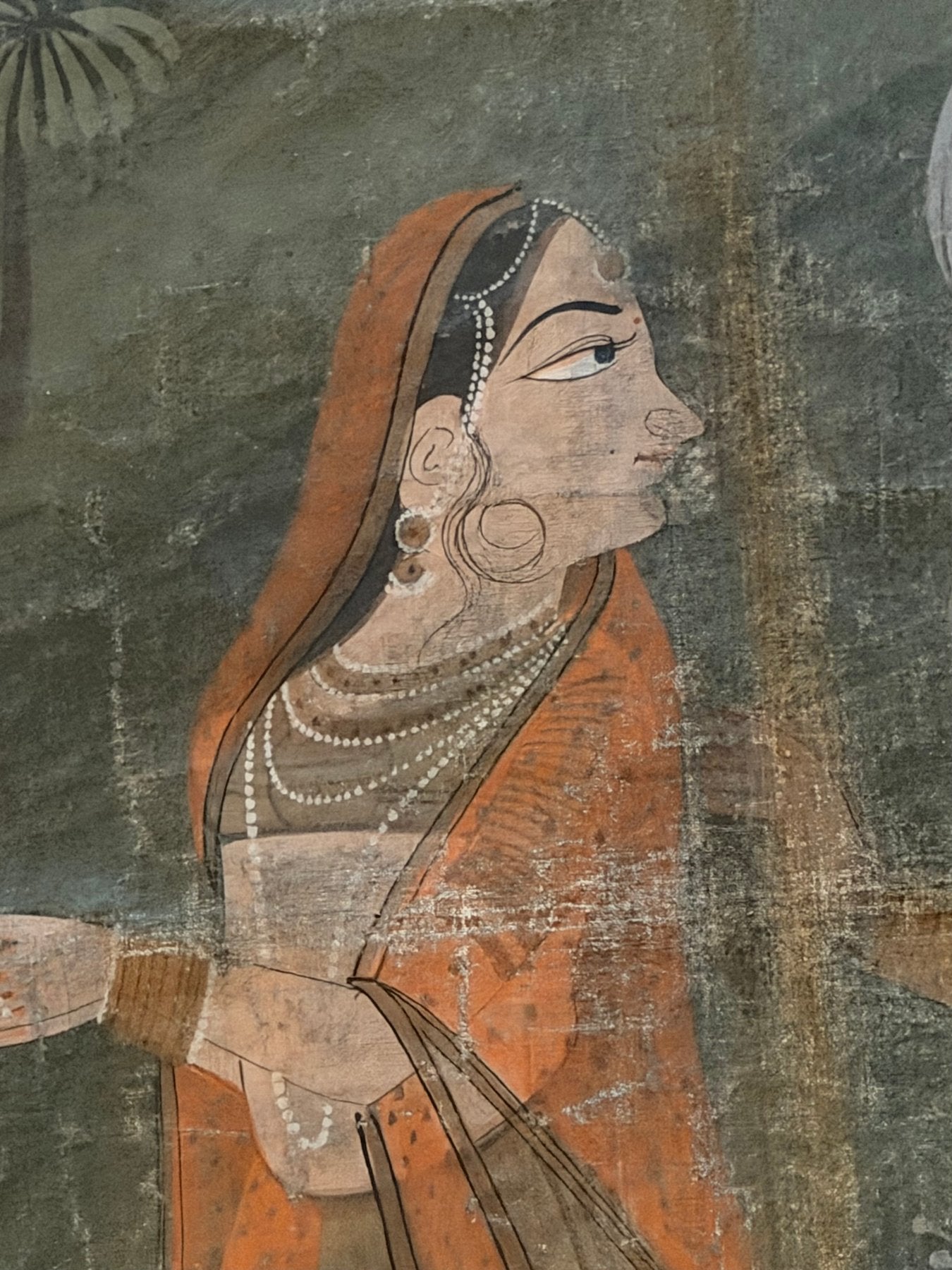 large Pichwai painting Krishna temple art India