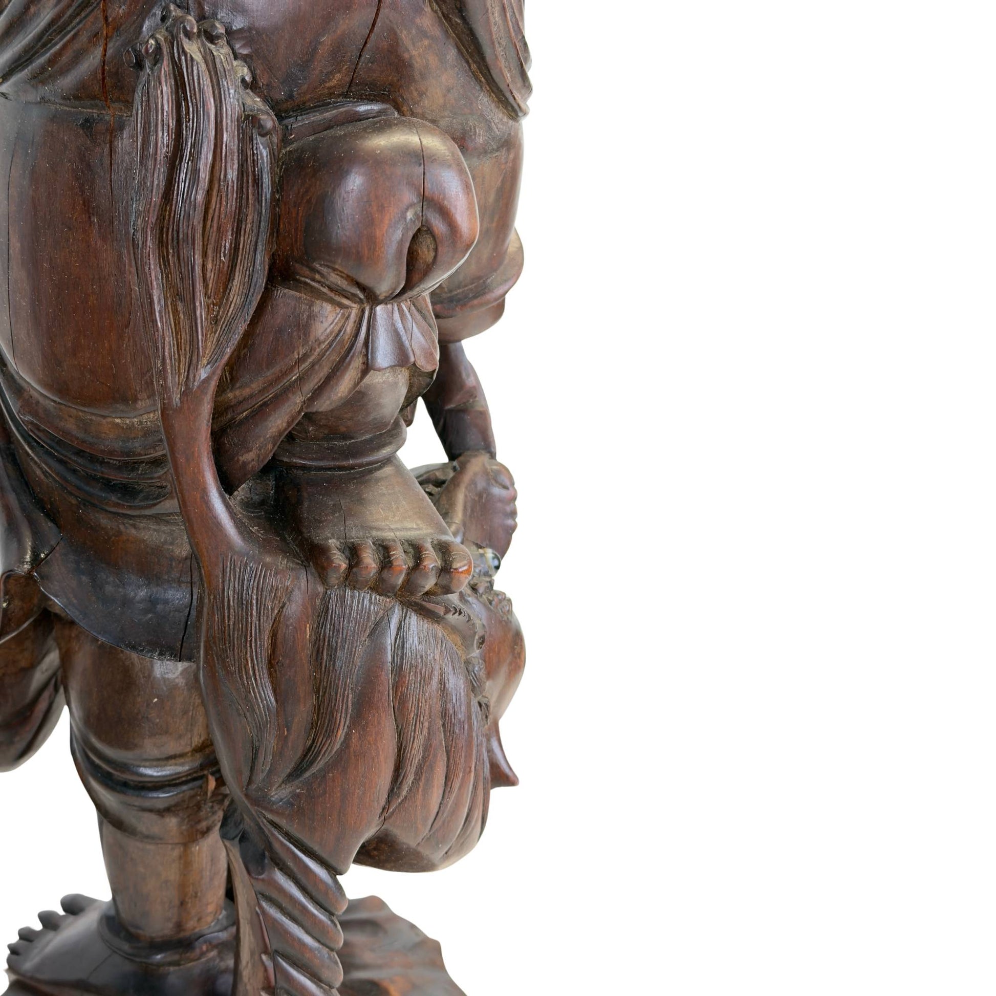 59 cm Ebisu god statue for Asian art collection