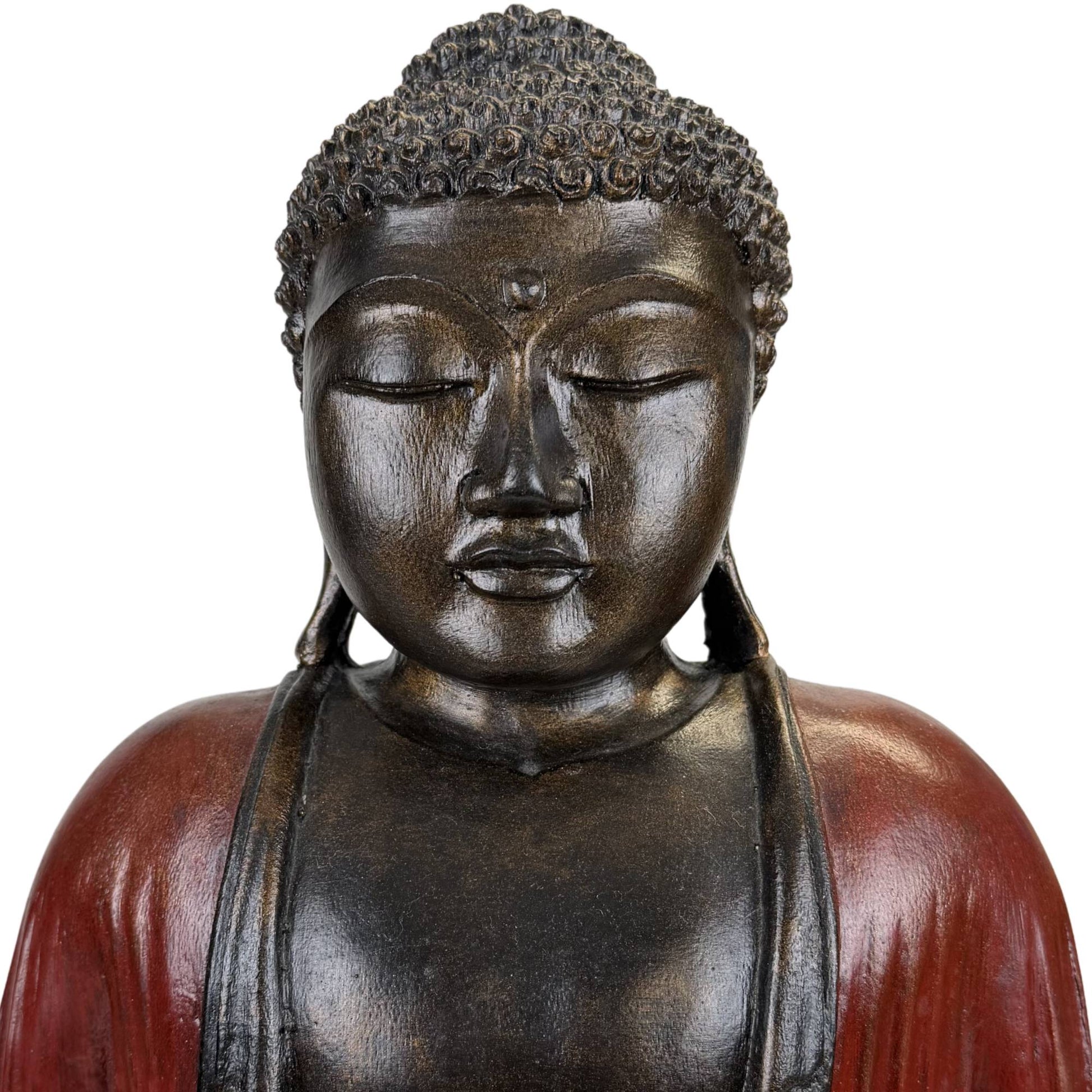 Large Zen Buddha home decor with a serene appearance and meditation pose