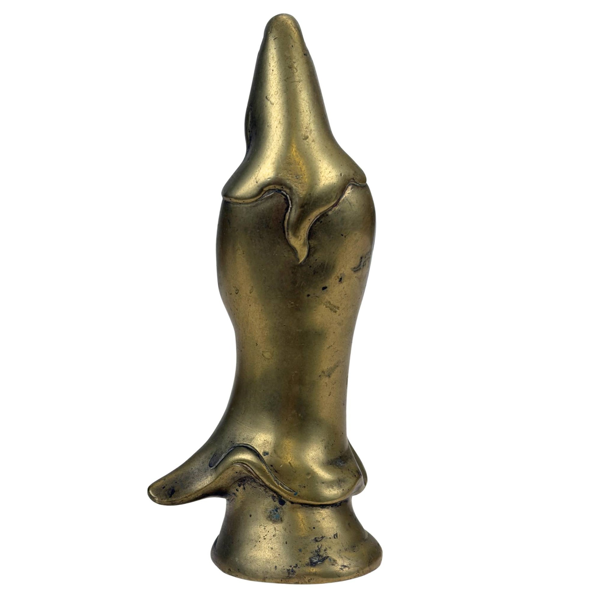Back of Guanyin statue with elegant design