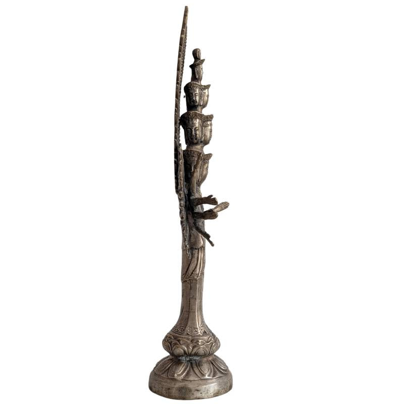 Esoteric Guanyin Avalokiteshvara statue in bronze, Chinese tradition