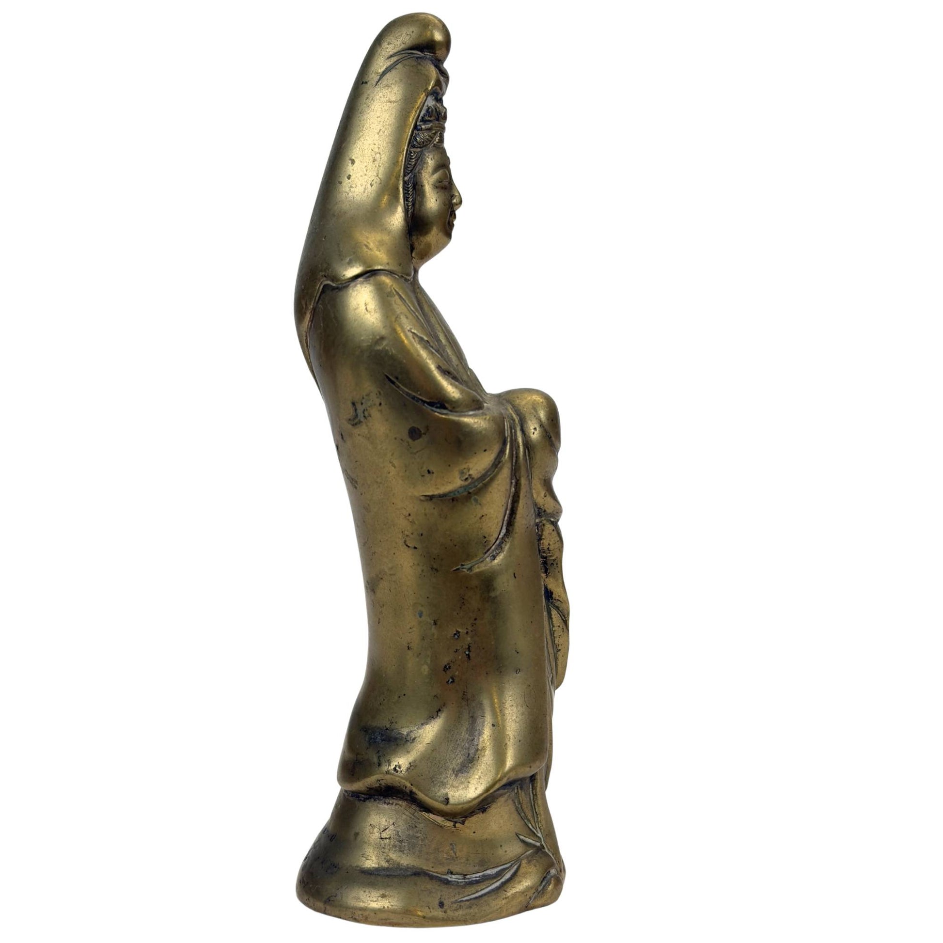 Guanyin sculpture as a symbol of compassion, peace, and harmony