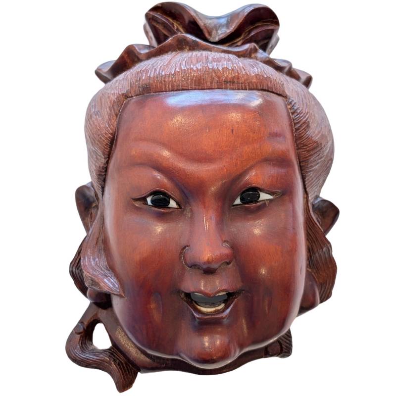 Guanyin (Avalokiteshvara) – dents en os et yeux de verre, XIXe siècle – lot 138