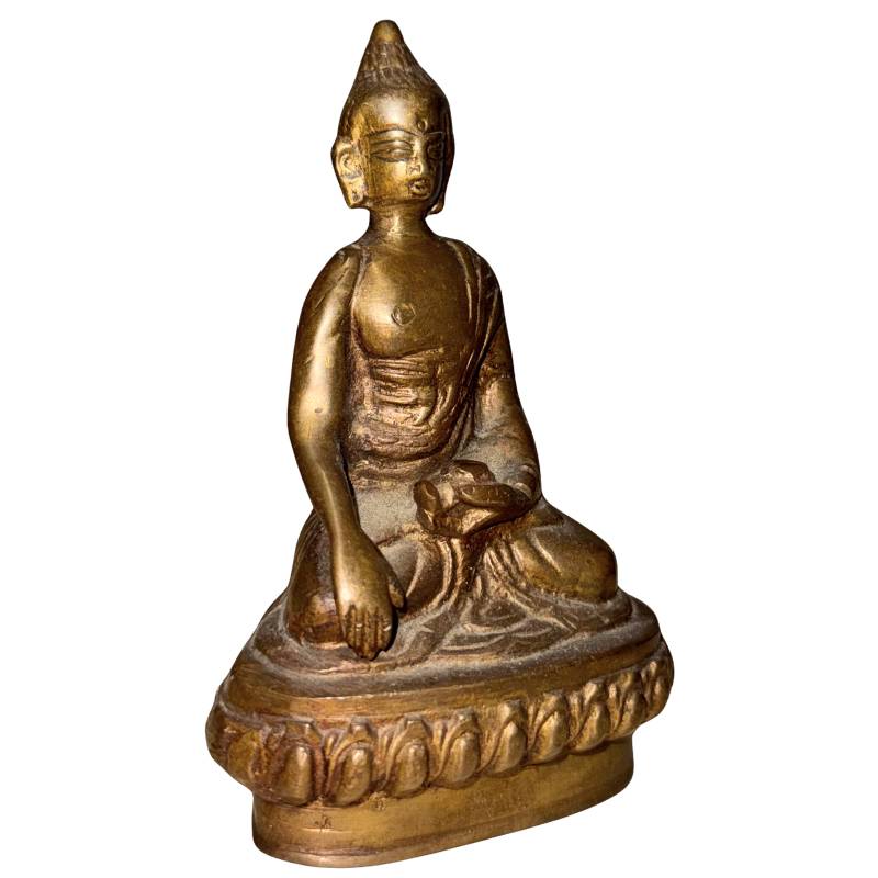 Himalayan bronze Buddha statue circa 1940 technical audit