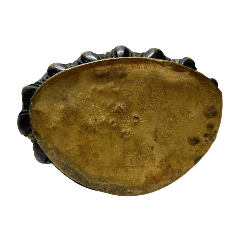 Himalayan bronze Buddhas as a set with abhaya mudra