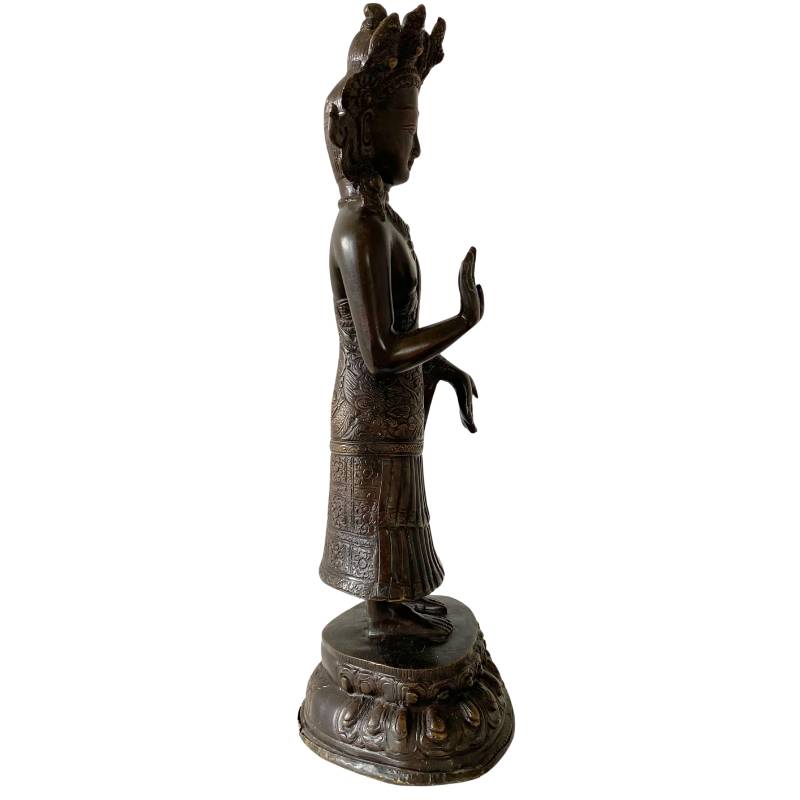 Himalayan Dipankara Buddha in bronze