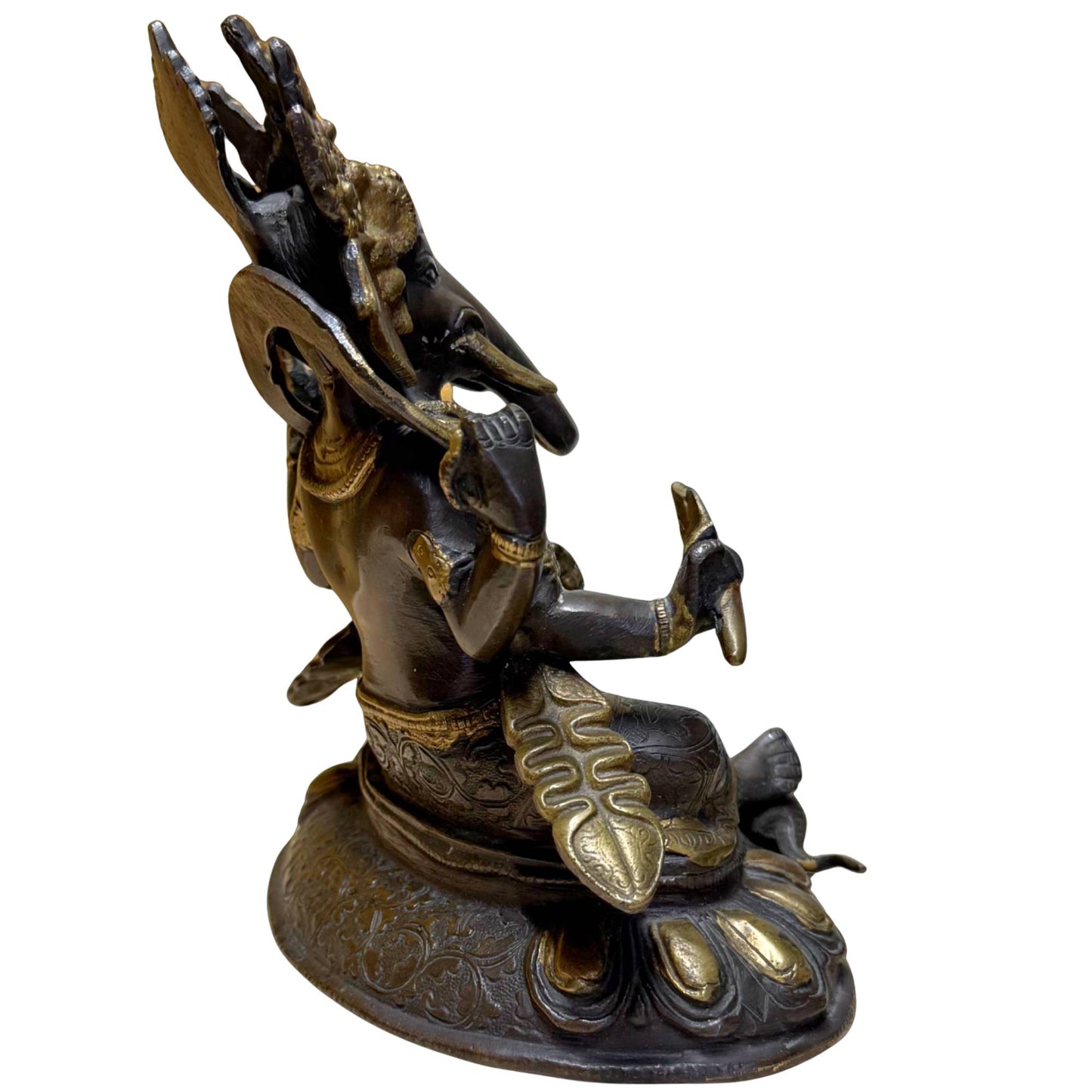 Hindu Ganesha statue for altar, meditation spot, or meaningful interior