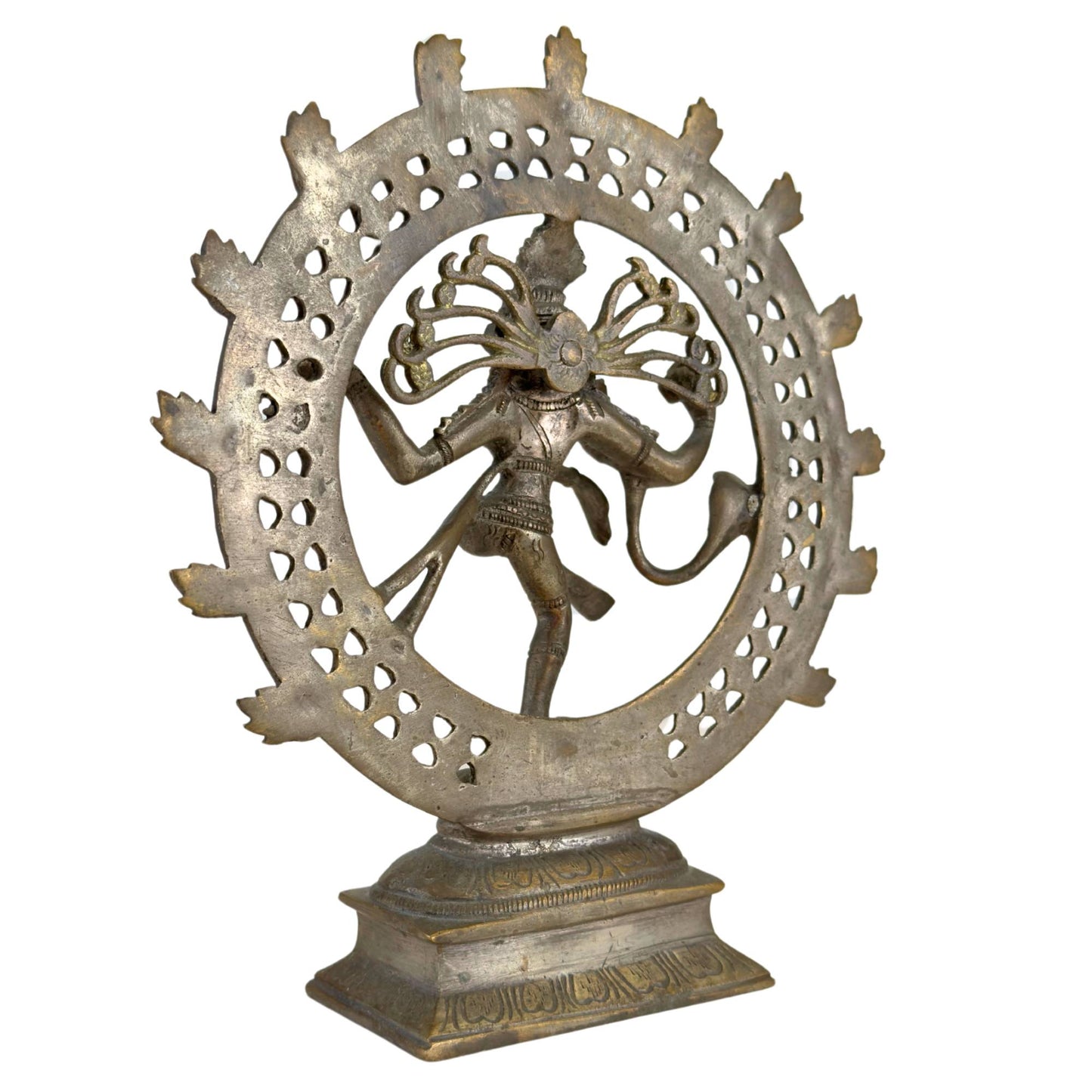 Hindu Shiva Nataraja in a cosmic dance pose executed in bronze