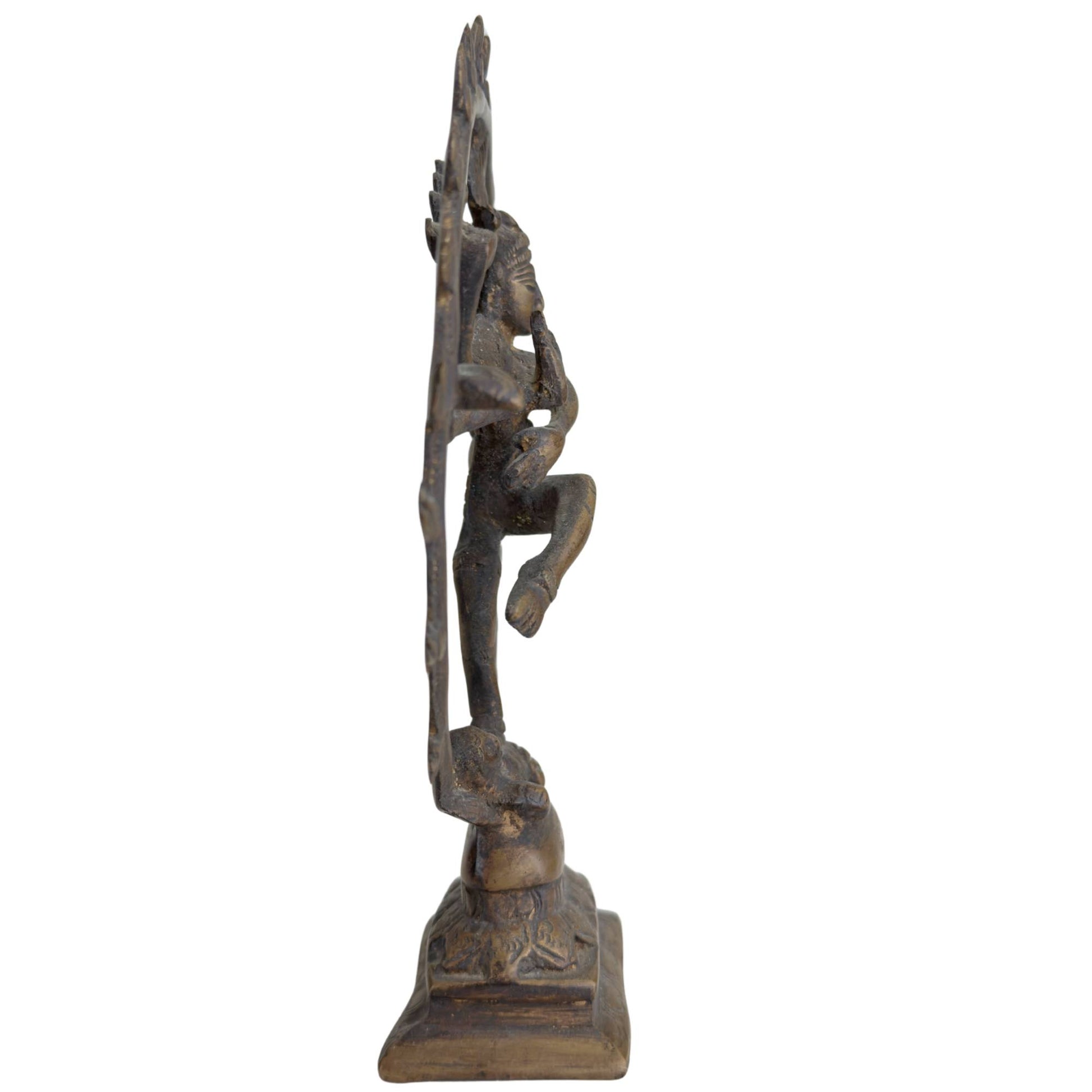 Hindu Shiva statue in the symbolic cosmic dance